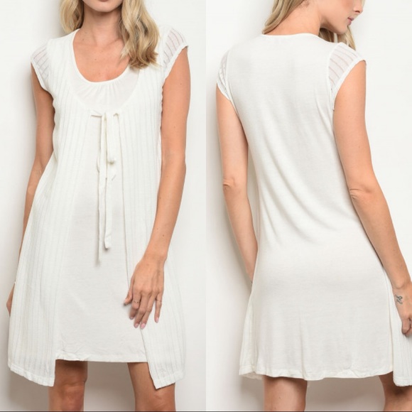 Dresses & Skirts - 💕 Layered Front Tie Midi Dress